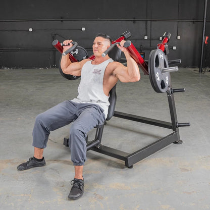 Muscle D Fitness Power Leverage V2 Shoulder Press Machine