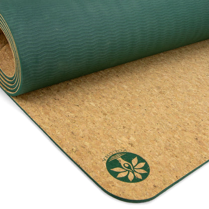 Yolaha Mountain Magic Nomad Cork Yoga Mat