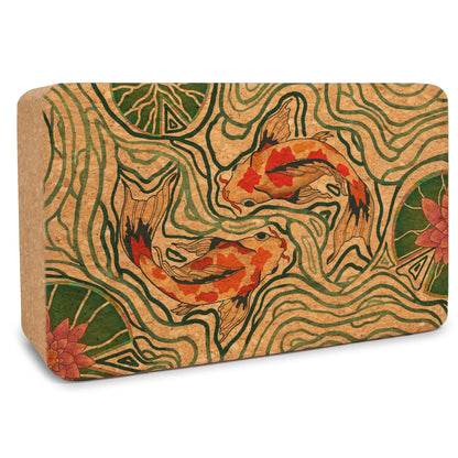 Yolaha Pond of Harmony Cork Yoga Block