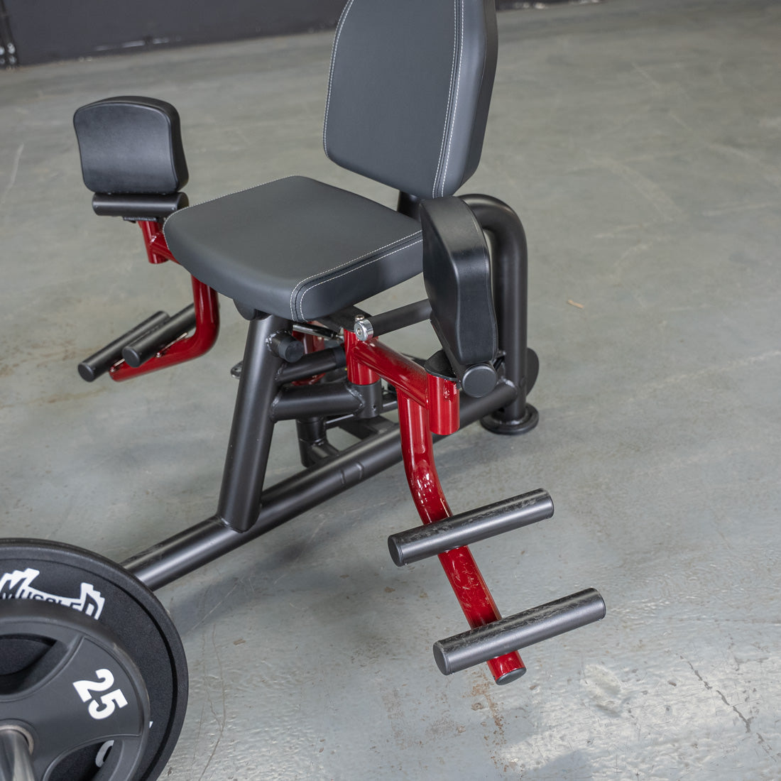 Power Leverage V2 Abductor Adductor gym machine with padded seat.