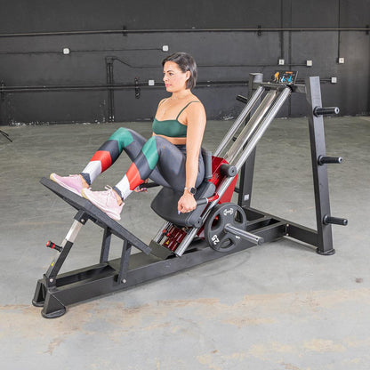 Muscle D Fitness Power Leverage V2 Hack Squat / Calf Raise Machine