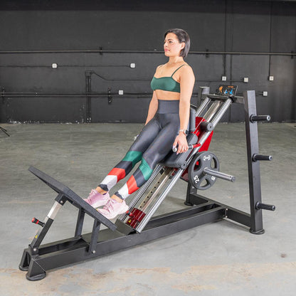 Muscle D Fitness Power Leverage V2 Hack Squat / Calf Raise Machine