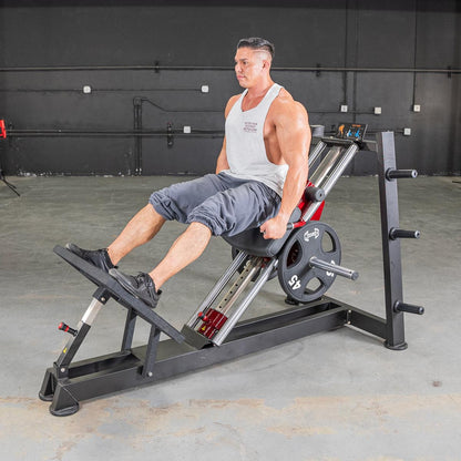 Muscle D Fitness Power Leverage V2 Hack Squat / Calf Raise Machine