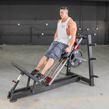 Muscle D Fitness Power Leverage V2 Hack Squat / Calf Raise Machine