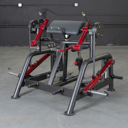 Muscle D Fitness Power Leverage V2 Iso Lateral Bicep / Preacher Curl Machine