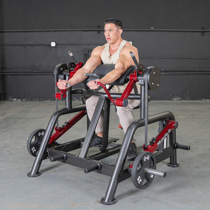 Muscle D Fitness Power Leverage V2 Iso Lateral Bicep / Preacher Curl Machine