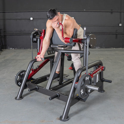 Muscle D Fitness Power Leverage V2 Iso Lateral Bicep / Preacher Curl Machine