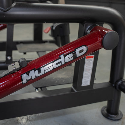 Muscle D Fitness Power Leverage V2 Iso Lateral Bicep / Preacher Curl Machine