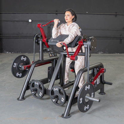 Muscle D Fitness Power Leverage V2 Iso Lateral Bicep / Preacher Curl Machine