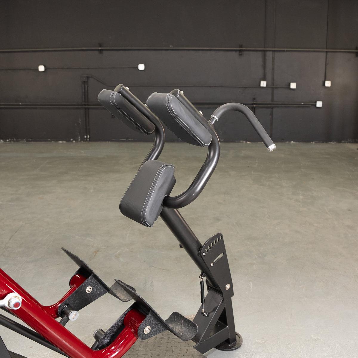 Power Leverage Iso-Lateral Sprint Trainer with padded arms and seat.