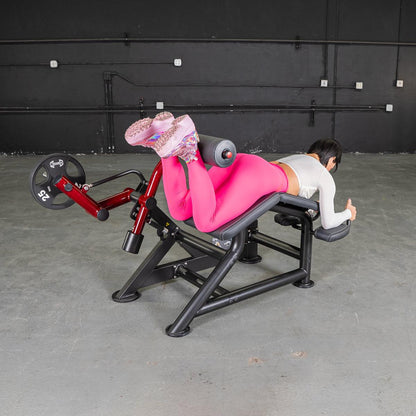 Muscle D Fitness Power Leverage V2 Prone Leg Curl Machine