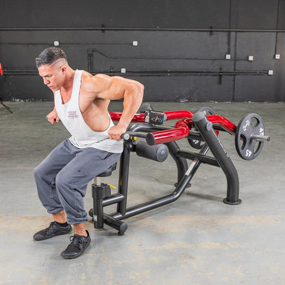 Muscle D Fitness Power Leverage V2 Seated Dip Dip Press Machine