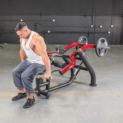 Muscle D Fitness Power Leverage V2 Seated Dip Dip Press Machine