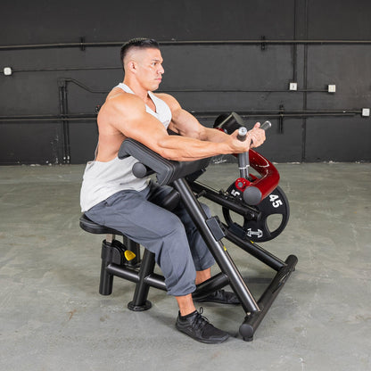 Muscle D Fitness Power Leverage V2 Bicep / Preacher Curl Machine