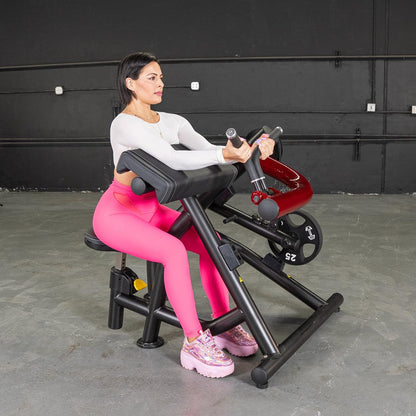 Muscle D Fitness Power Leverage V2 Bicep / Preacher Curl Machine