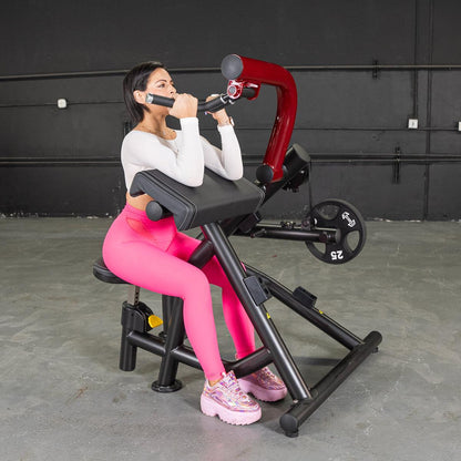 Muscle D Fitness Power Leverage V2 Bicep / Preacher Curl Machine