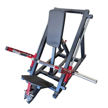 Power Leverage V2 Linear Bearing Row Fitness machine with red and silver components on a white background