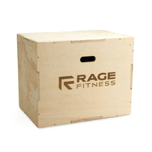 Rage Fitness 3-in-1 Wood Plyo Cube