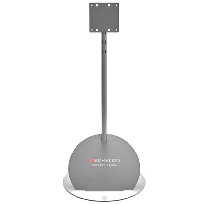 Echelon Reflect 50 Smart Fitness Mirror Stand featuring a sleek design with a round base and vertical pole, designed to support the Echelon Reflect fitness mirror.