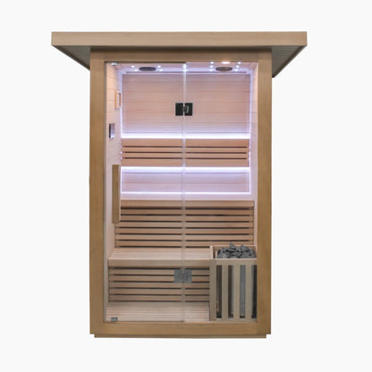 Revive 3 Person Traditional Sauna & Acrylic Plunge