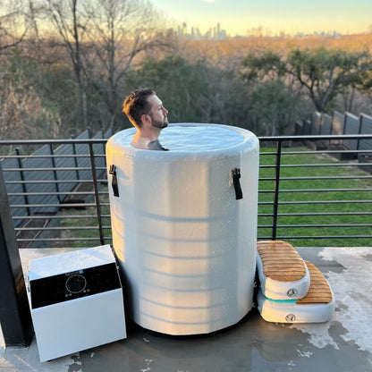 Revive 3 Person Traditional Sauna & Inflatable Barrel Plunge