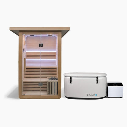 Revive 3 Person Traditional Sauna & Inflatable Plunge