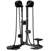 Ropeflex RX2500 fitness machine with dual ropes and seat for strength training.