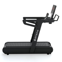 STEPR All-In Tread XL – side profile showing low-impact shock-absorbing belt, quick-adjust speed keys, and compact footprint