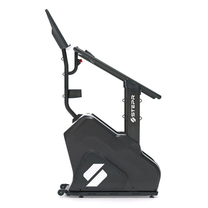 STEPR PRO – close-up of rugged stair treads and steel support rails designed for heavy-duty, low-impact climbing workouts