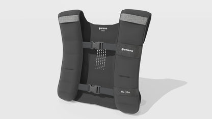 STEPR Ultimate Accessory Pack – angled view highlighting heart-rate strap and high-density foam roller