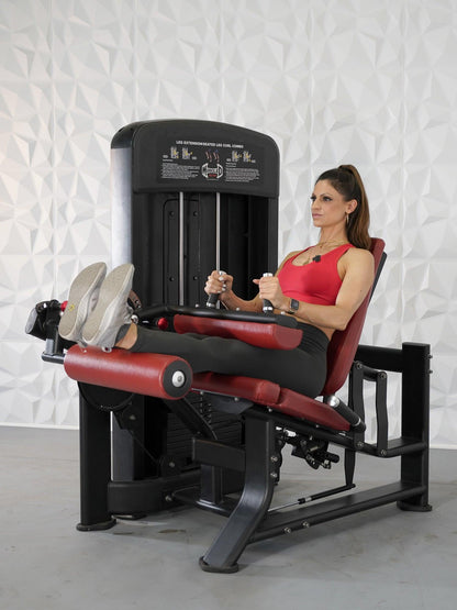 Muscle D Fitness Elite Selectorized Leg Extension / Seated Leg Curl Combo Machine