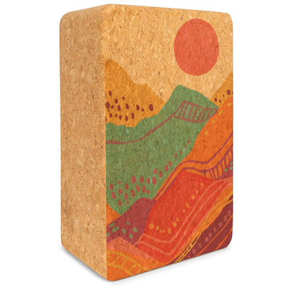 Yolaha Spirit Rising Cork Yoga Block
