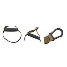 TRX Force Kit-GSA – laid out with camouflage straps, anchor, and carry bag