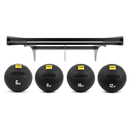 TRX HexGrip Ball Shelf Bundle