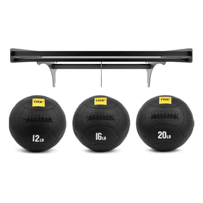 TRX HexGrip Ball Shelf Bundle