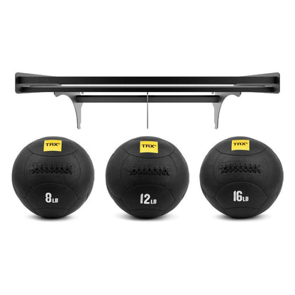 TRX HexGrip Ball Shelf Bundle