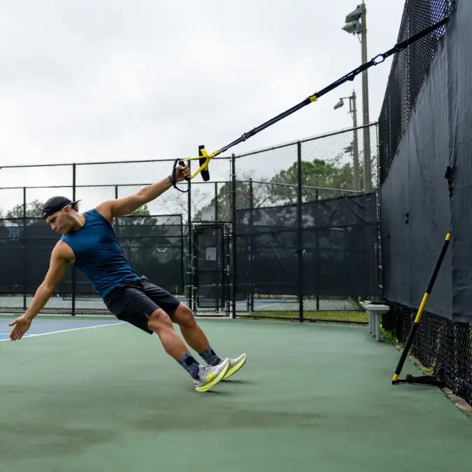 TRX Home2 System – angled view of lightweight suspension straps designed for full-body training
