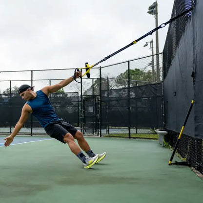 TRX Home2 System – angled view of lightweight suspension straps designed for full-body training