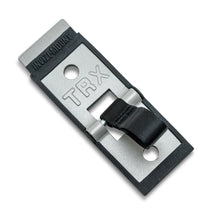TRX Invizi-Mount – white anchor plate disguised as décor hook for hidden suspension setup