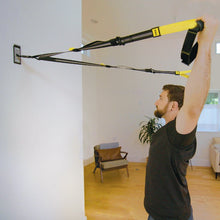 TRX Invizi-Mount – exploded view showing mounting screws and steel load plate
