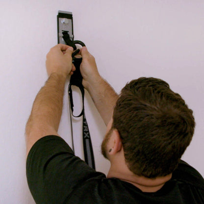 TRX Invizi-Mount – mount installed on wall blending seamlessly with modern décor