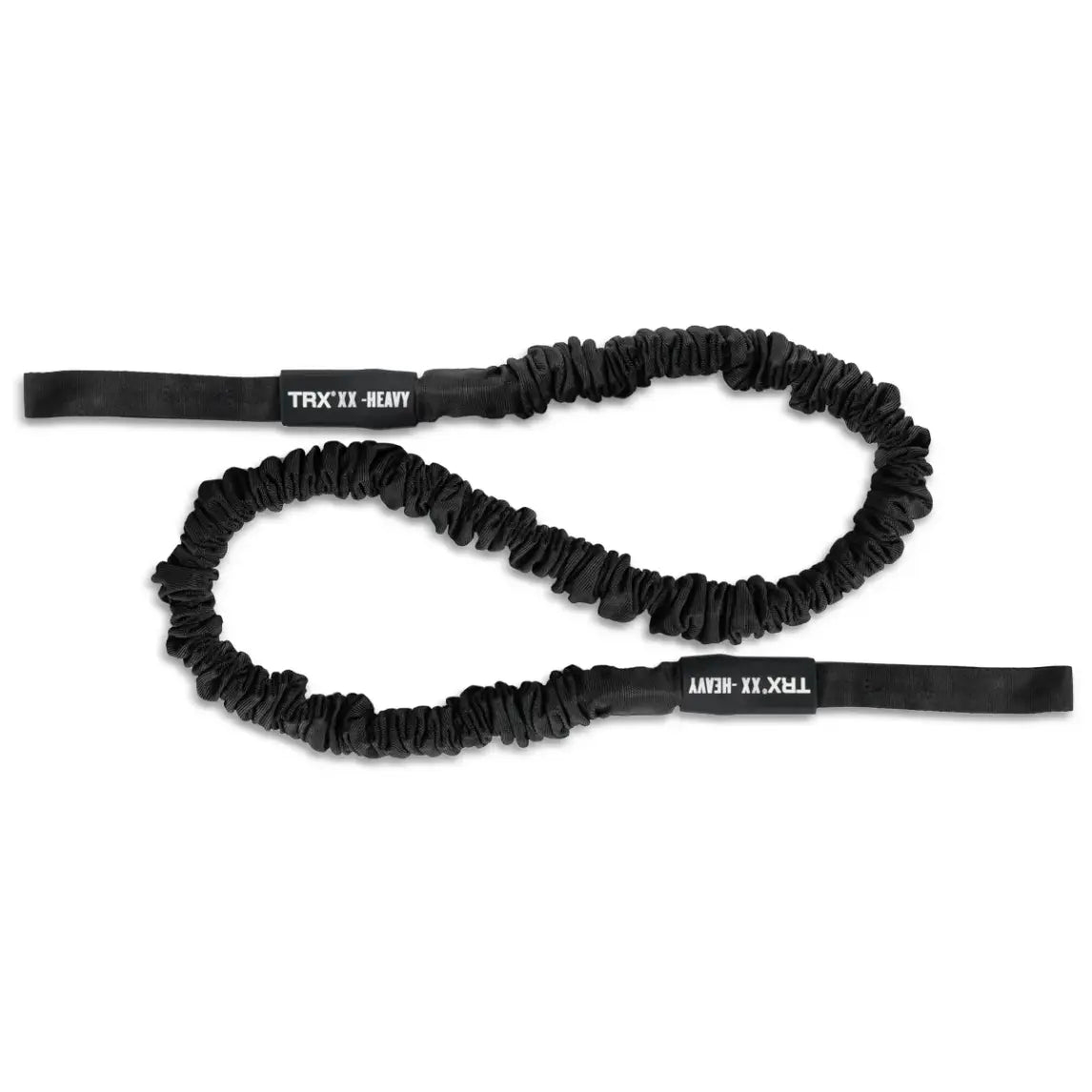 TRX Rip Cord – front view of cord featuring yellow sleeve and stainless-steel carabiners