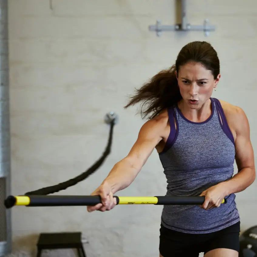 TRX Rip Cord – side profile showing color-coded resistance tag and tough outer sheath