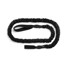 TRX Rip Cord – heavy-resistance black and yellow elastic cord with steel carabiners on both ends