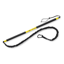 TRX Rip Trainer – complete kit with bar, resistance cord, anchor strap, and carry bag displayed on white background