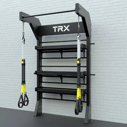 TRX Studio Line anchored suspension bay with adjustable straps
