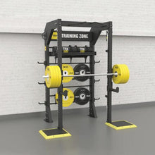 TRX Studio Line Strength Bay – side view highlighting integrated storage pegs and multi-grip bars