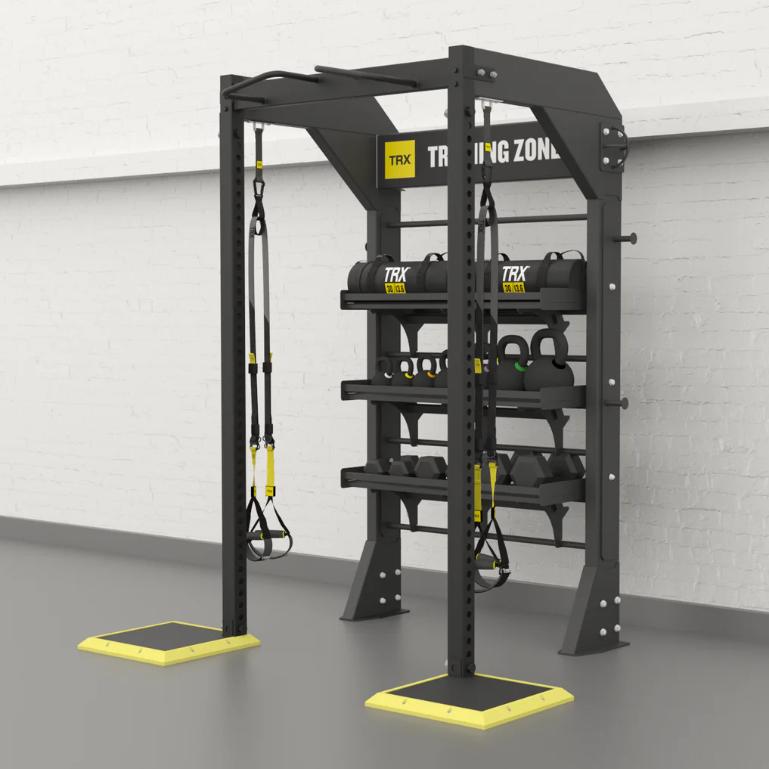 TRX Studio Line Strength Bay – bay configured for group functional-fitness classes