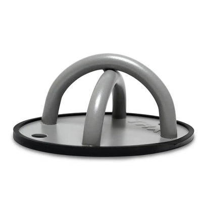 TRX XMount – flat lay of anchor plate and hardware on white background