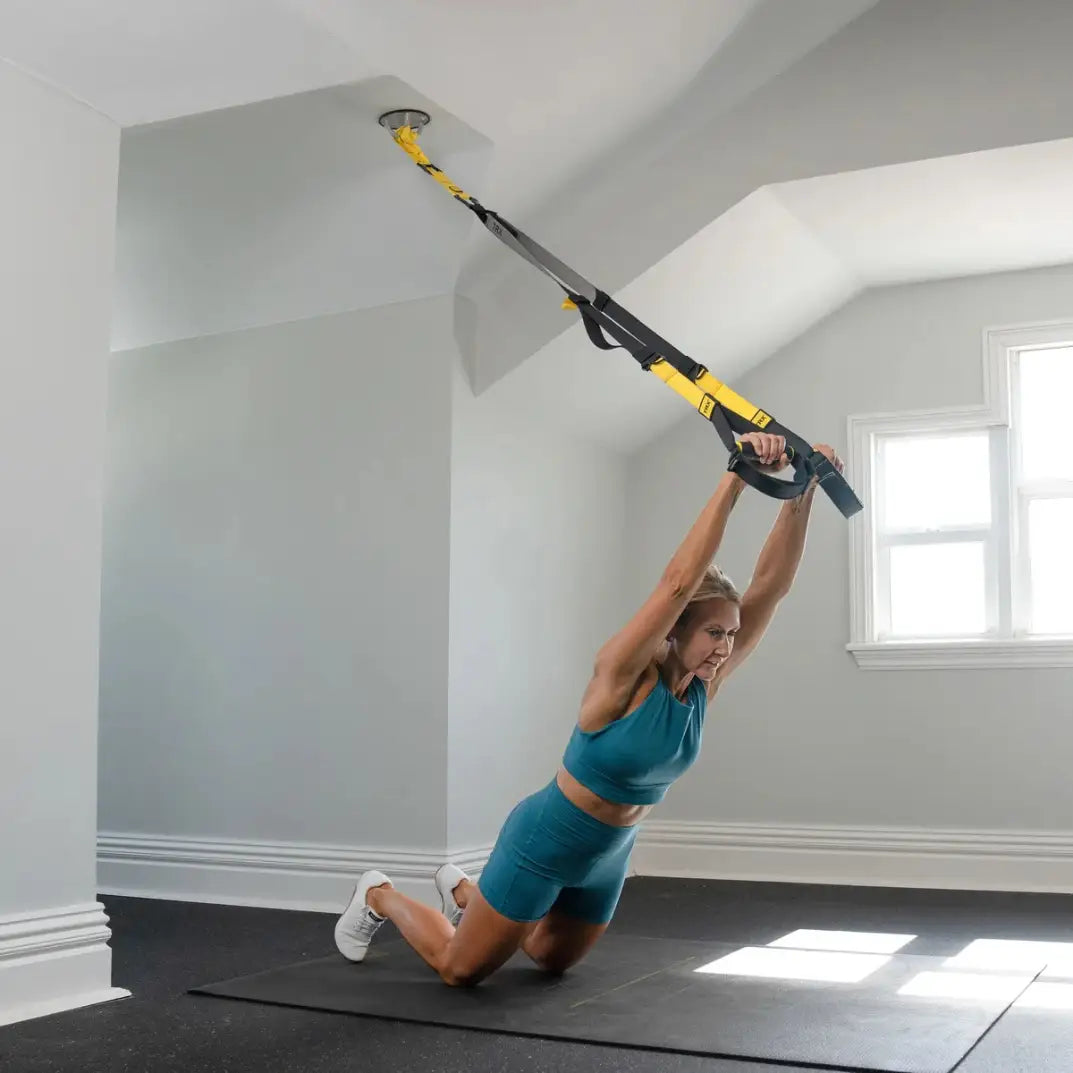 TRX XMount – hardware kit displayed alongside anchor plate